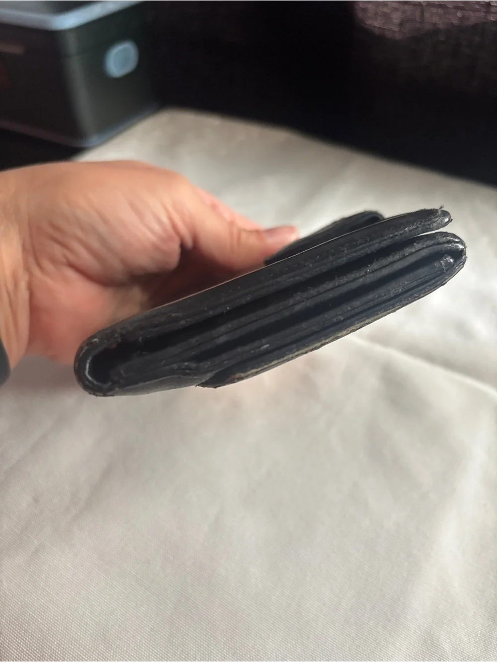 Chanel Black Quilted CC Logo Leather Wallet with COA card - Picture 8 of 17